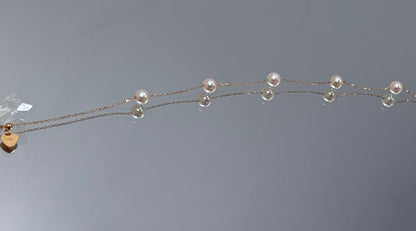 Akoya Gypsophila bracelet . 满天星手链. akoya5mm 、K18