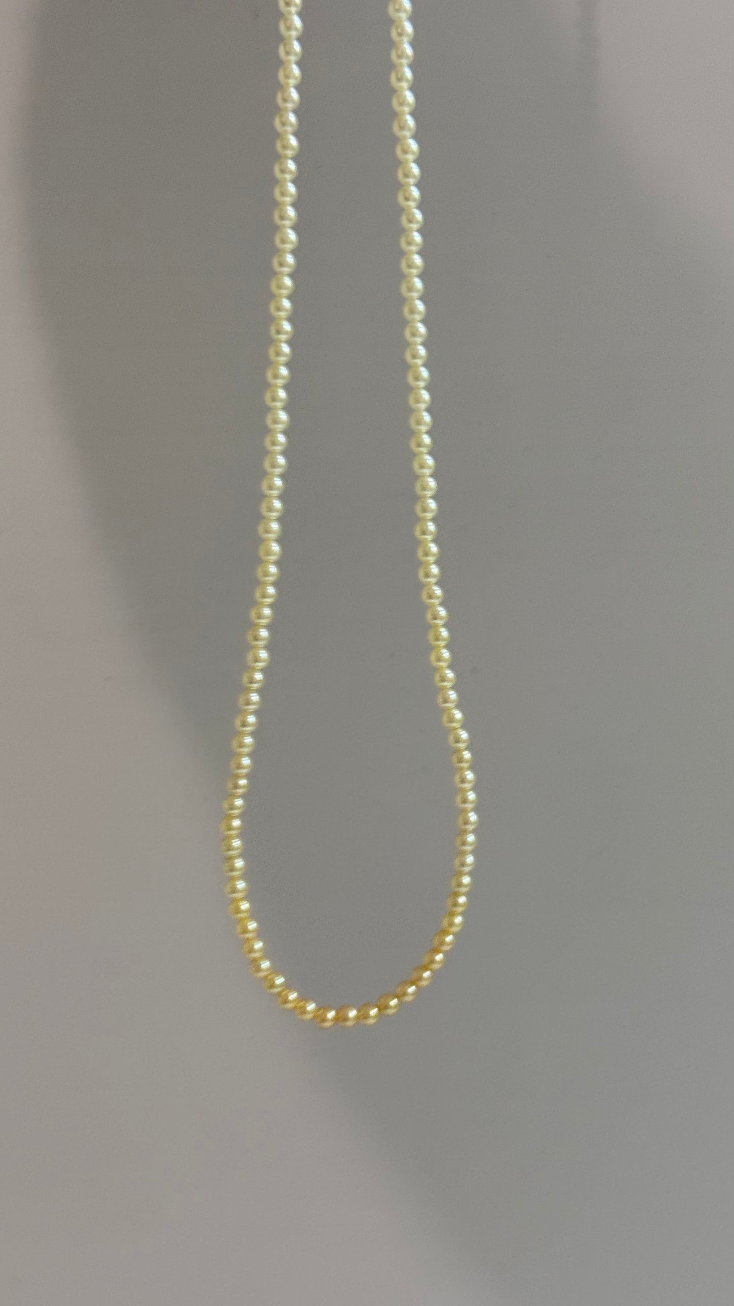 羽金黄渐变小米珠3-3.5mm