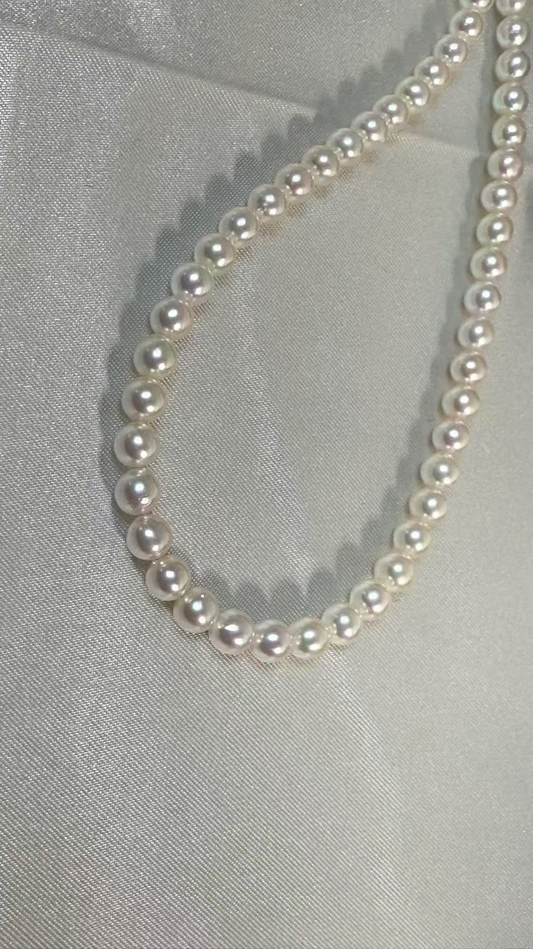 Akoya  Rose 大证书小米珠 4.5-5mm