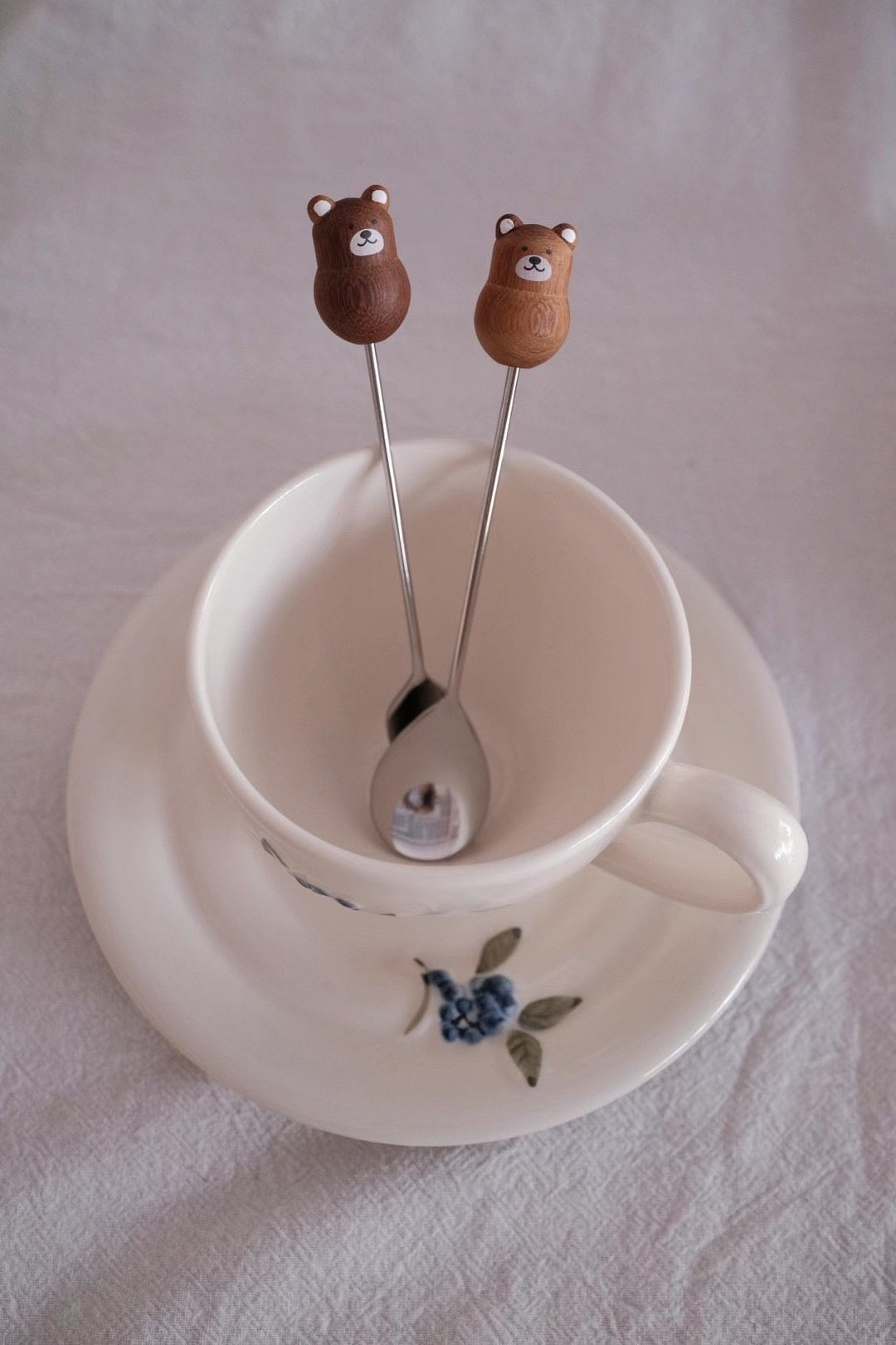 Japan plumpy Dessert Animal Spoon & Fork （ 勺子& 叉子）