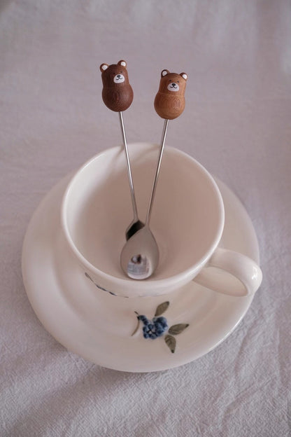 Japan plumpy Dessert Animal Spoon & Fork （ 勺子& 叉子）