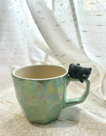 Japan Decole Jare cat Ruster Mugcupじゃれ猫ラスターマグ(Gift Box)