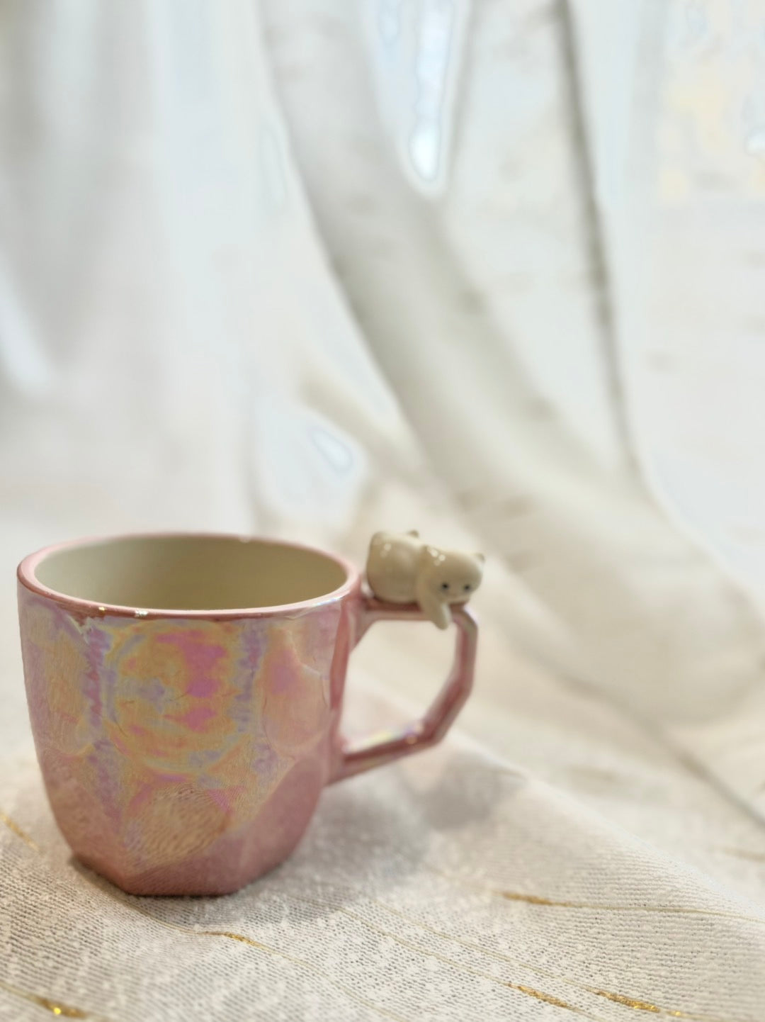 Japan Decole Jare cat Ruster Mugcupじゃれ猫ラスターマグ(Gift Box)