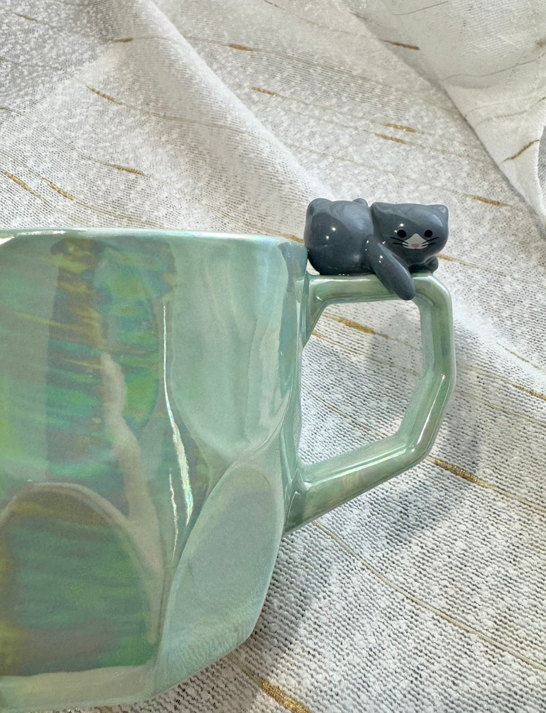 Japan Decole Jare cat Ruster Mugcupじゃれ猫ラスターマグ(Gift Box)