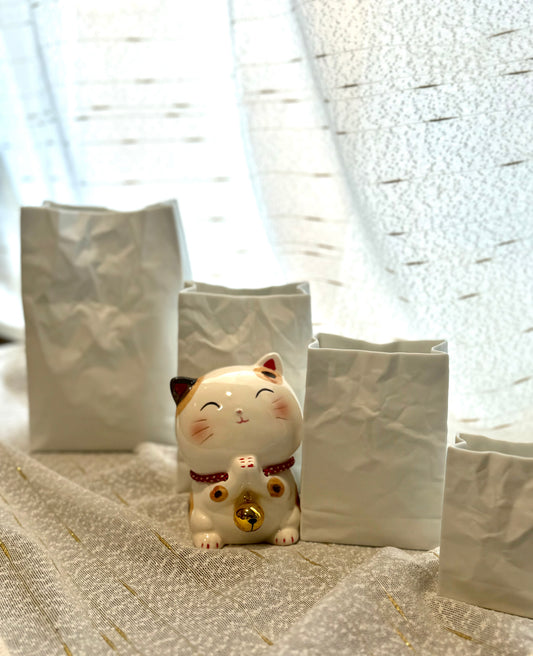 金铃铛招财猫存钱罐