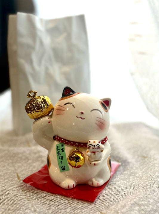 金小槌招财猫存钱罐