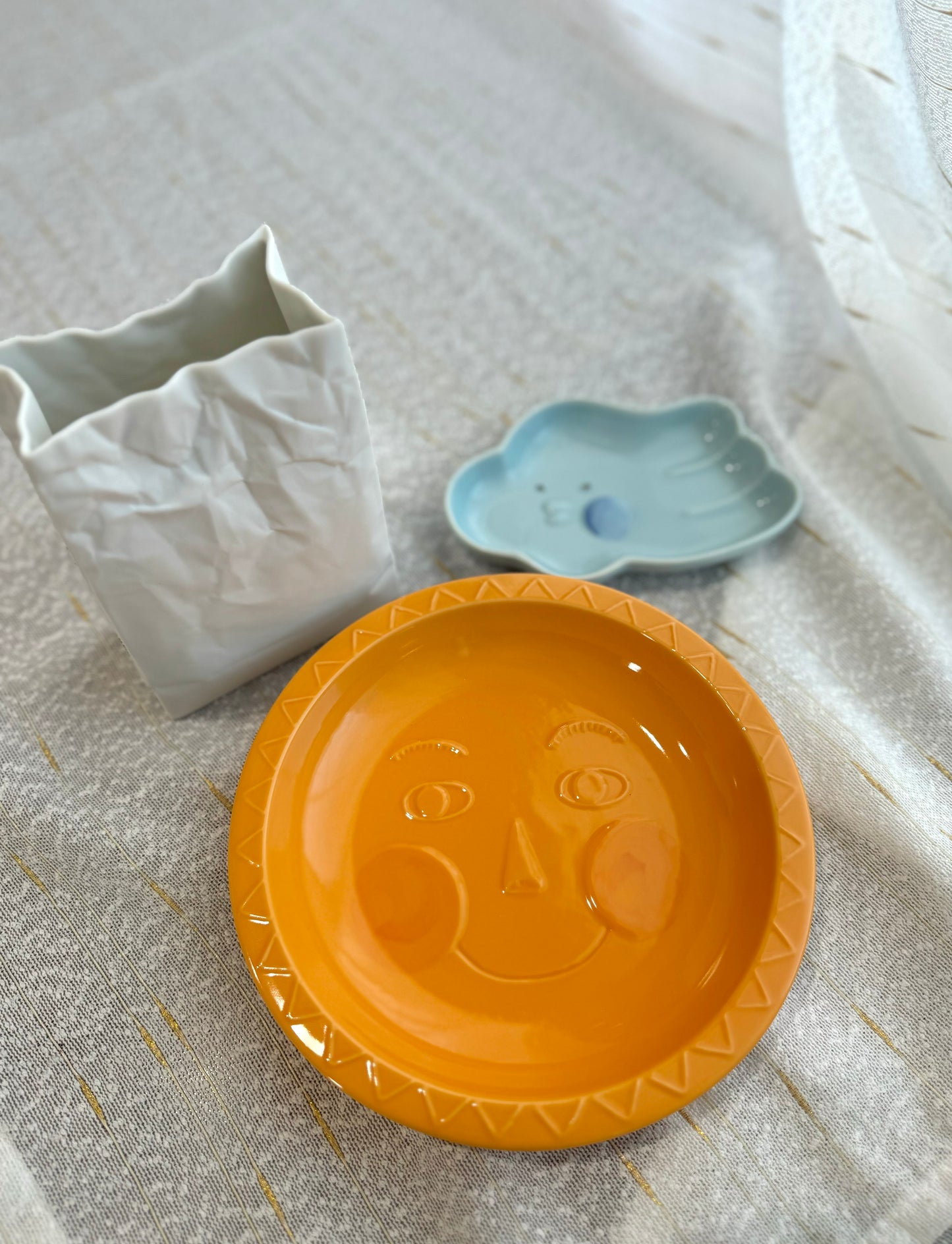 Tikuda Yuko kids plate /cup(Gift Box)