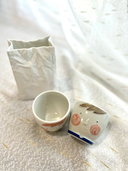 Tikuda Yuko kids plate /cup(Gift Box)