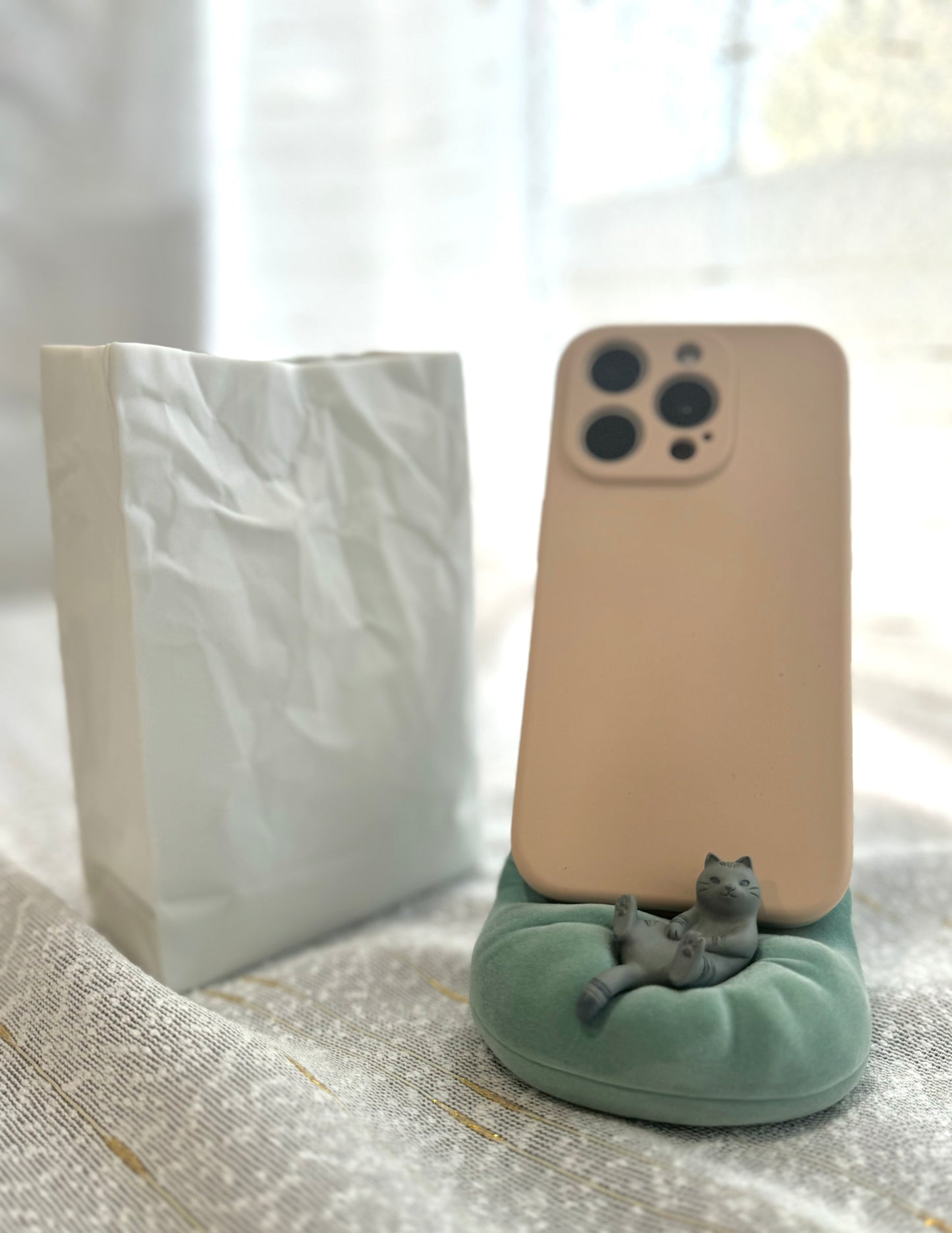 smartphone くつろぎねこ（手机架）