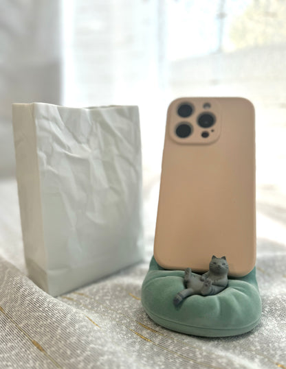 smartphone くつろぎねこ（手机架）